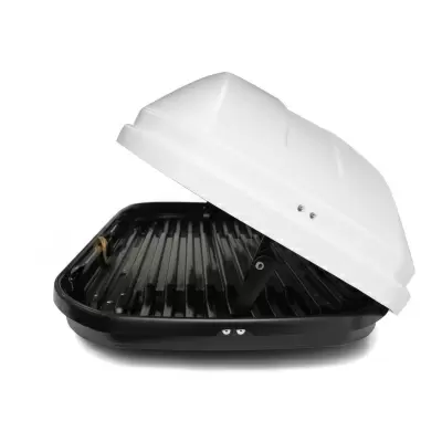 Автобокс ED Магнум 580 (белый, карбон) от интернет-магазина AUTOBOKS.kz. 