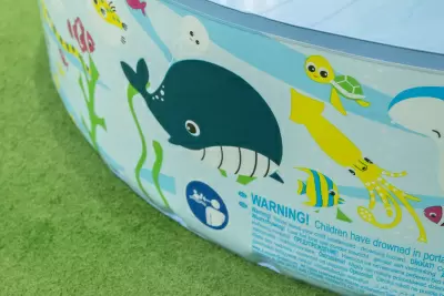 Бассейн с жестким бортом SunClub Rigid Wall, 150x150x25см, 57139