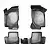 Коврики салонные для Datsun on-DO 3D (2014)\ Datsun mi-DO 3D (2015)\ VAZ 111 Kalina 3D (2004)\ VAZ 2190 Granta 3D (2011) от интернет-магазина AUTOBOKS.kz. 