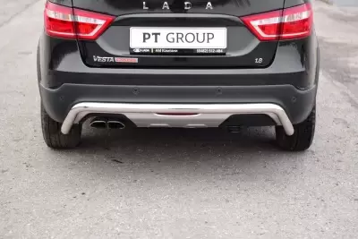 Защита заднего бампера O51 мм (НПС) LADA Vesta SW Cross с 2017 от Интернет-Магазина Autoboks.kz