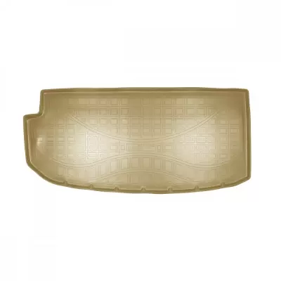 Коврики в багажное отделение для Chevrolet Traverse II (2017) (разложенный 3 ряд) (бежевый)