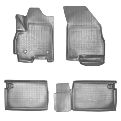 Коврики салонные для EXEED LX 3D (2021) (серый)