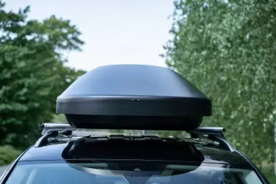 Автобокс Kamei Fosco 540  черный матовый двустороннее от интернет-магазина AUTOBOKS.kz. 