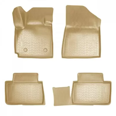 Коврики салонные для Changan CS35 Plus 3D (2019) (бежевый)