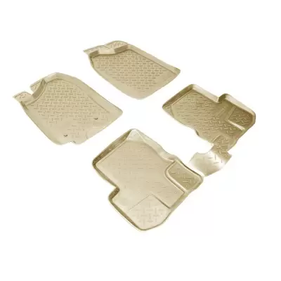 Коврики салонные для Suzuki Jimny (2002) (бежевый)