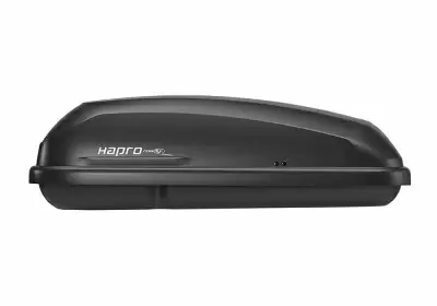 Автобокс Hapro Roady 350 (300 л) черный матовый одностороннее