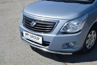 Защита переднего бампера одинарная Ø38 мм (НПС) Chevrolet COBALT с 2019 от Интернет-Магазина Autoboks.kz