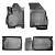 Коврики салонные для EXEED LX 3D (2021) от интернет-магазина AUTOBOKS.kz. 
