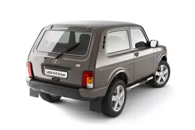 Защита порогов с накладками O63 мм (НПС) LADA 4x4 Urban c 2015