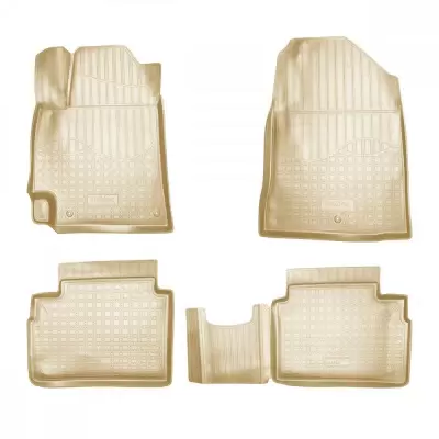 Коврики салонные для Hyundai Elantra (XD) (2003-2006) (бежевый)