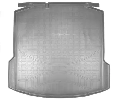 Коврики в багажное отделение для Skoda Rapid II (2020) (без "ушей") (серый)
