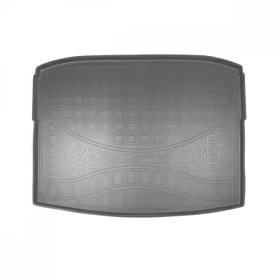 Коврики в багажное отделение для Skoda Karoq (монопривод с органайзером) (2017) (серый)