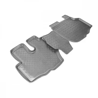 Коврики салонные для Hyundai Palisade (2020) (7 мест) (3 ряд) (серый)