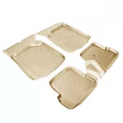 Коврики салонные для Chery Bonus 3 3D (2014) (бежевый)