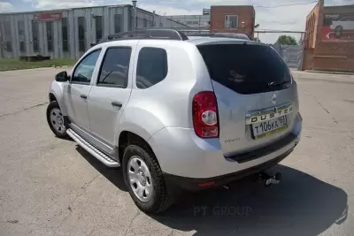 Накладка на задний бампер (ABS) Renault DUSTER с 2012 на автомобиль от Интернет-Магазина Autoboks.kz