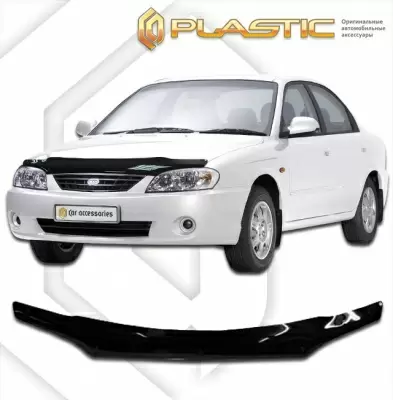 Мухобойка (дефлектор капота) для Kia Spectra 2004-2011 (арт. 2010010101589)