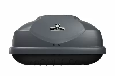 Автобокс Modula BELUGA EASY 460 серый матовый от интернет-магазина AUTOBOKS.kz. 