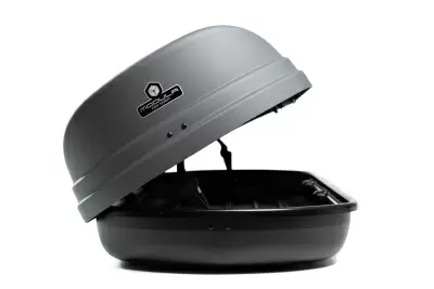 Автобокс Modula WEGO 450 серый матовый от интернет-магазина AUTOBOKS.kz. 