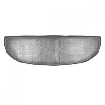 Коврики в багажное отделение для Hyundai Santa Fe (2018) (7 мест, короткий) (серый)