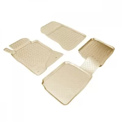 Коврики салонные для Mercedes-Benz V (W447) 3D (2014) (бежевый)