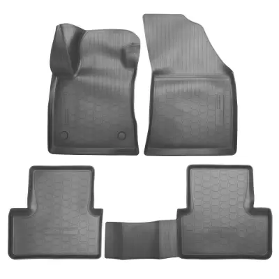 Коврики салонные для Renault Megane IV SD 3D (2016) (серый)