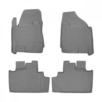 Коврики салонные для Cadillac Escalade (2014) (3 ряд)\ Chevrolet Tahoe (2014) (3 ряд) (серый)