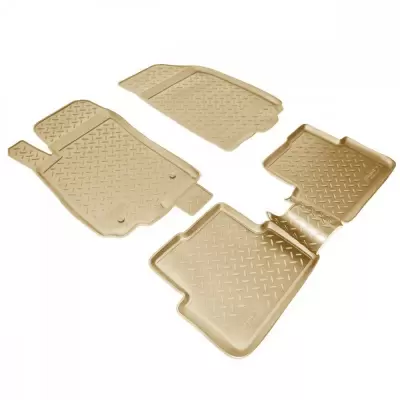 Коврики салонные для Chevrolet Nexia 3D (2020)\ Ravon R3 3D (2015) (бежевый)