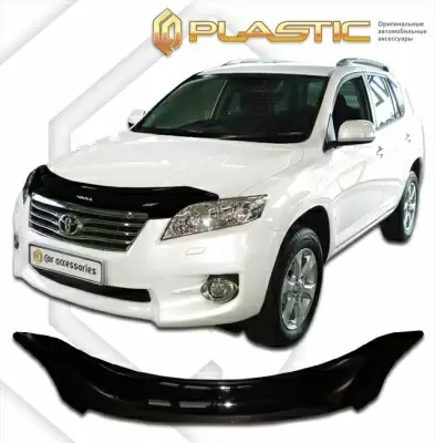 Мухобойка (дефлектор капота) для Toyota Rav4 2010-2013 (арт. 2010010105112)