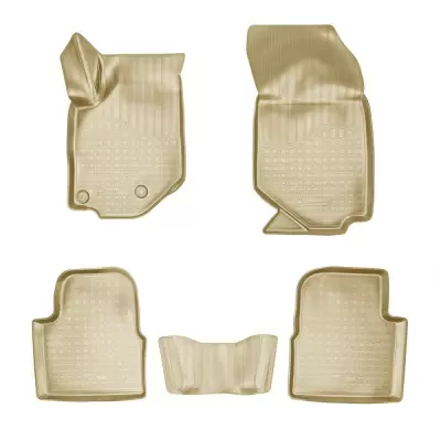 Коврики салонные для Peugeot 2008 II 3D (2019) (бежевый)