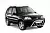 Рейлинги "Усиленные" на Chevrolet NIVA с 2002 (Черный муар) от интернет-магазина AUTOBOKS.kz. 