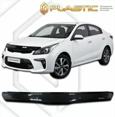Мухобойка (дефлектор капота) для Kia Rio 2017+ (арт. 2010010112882)
