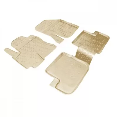 Коврики салонные для Toyota Prius (ZVW30) (2009-2015) (бежевый)