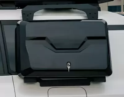 Автобокс боковой для Toyota LC250 черный глянцевый 24 л