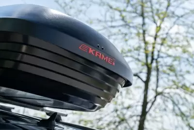 Автобокс Kamei Fosco 540  черный матовый двустороннее от интернет-магазина AUTOBOKS.kz. 