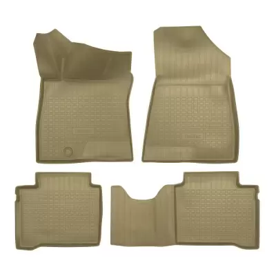 Коврики салонные для Kia Niro II (SG2) (2022) (бежевый)