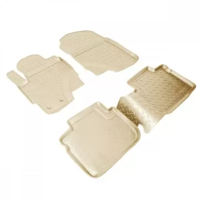 Коврики салонные для Mitsubishi Colt (2004-2009) (бежевый)