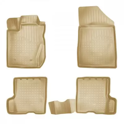 Коврики салонные для VAZ Lada Vesta 3D (2015) (бежевый)