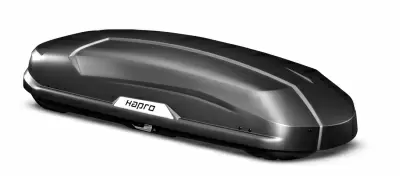 Автобокс Hapro Trivor 440 (440 л) черный матовый двустороннее от интернет-магазина AUTOBOKS.kz. 