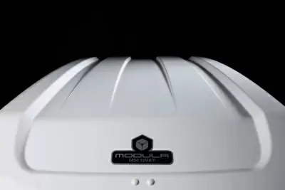 Автобокс Modula EVO 400 белый глянцевый от интернет-магазина AUTOBOKS.kz. 