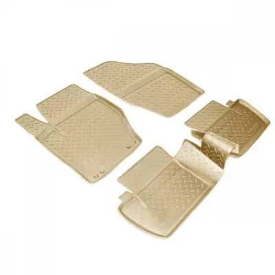 Коврики салонные для Citroen C4 (L) (2004-2010) (бежевый)