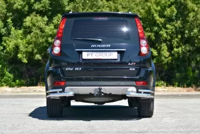 Защита заднего бампера двойная угловая O63/38 мм (НПС) Great Wall HOVER H3 с 2017 от Интернет-Магазина Autoboks.kz