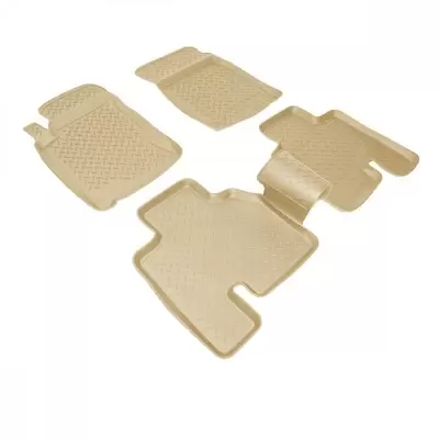 Коврики салонные для Subaru XV (G5) 3D (2017) (бежевый)