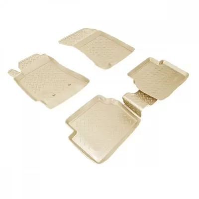 Коврики салонные для Subaru Forester (1997-2002) (пр.руль) (бежевый)