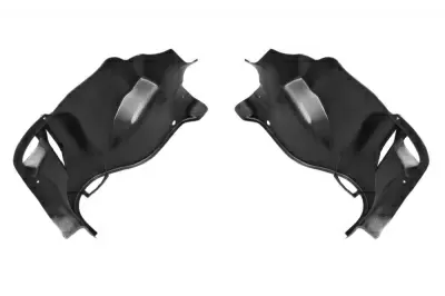 Накладки на арки багажника (2 шт) (ABS) с РЕМНЕМ LADA Vesta 2015-