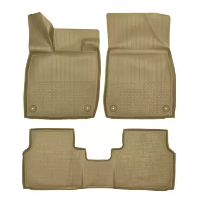 Коврики салонные для Mazda 2 (2015) (бежевый)