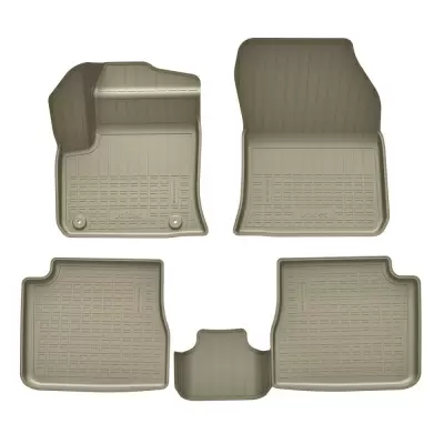 Коврики салонные для Citroen E-C4 (2022) (бежевый)