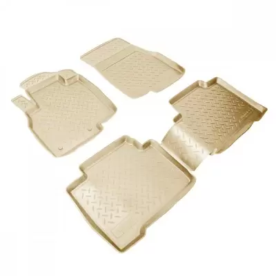 Коврики салонные для Mitsubishi Galant (2006) (бежевый)