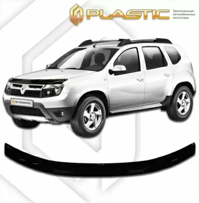 Мухобойка (дефлектор капота) для Renault Duster 2011-2015 (арт. 2010010106843)