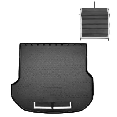 Коврики в багажное отделение с текстильным фартуком для Genesis GV80 Coupe (2023)