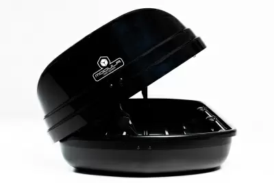 Автобокс Modula WEGO 450 черный глянцевый от интернет-магазина AUTOBOKS.kz. 